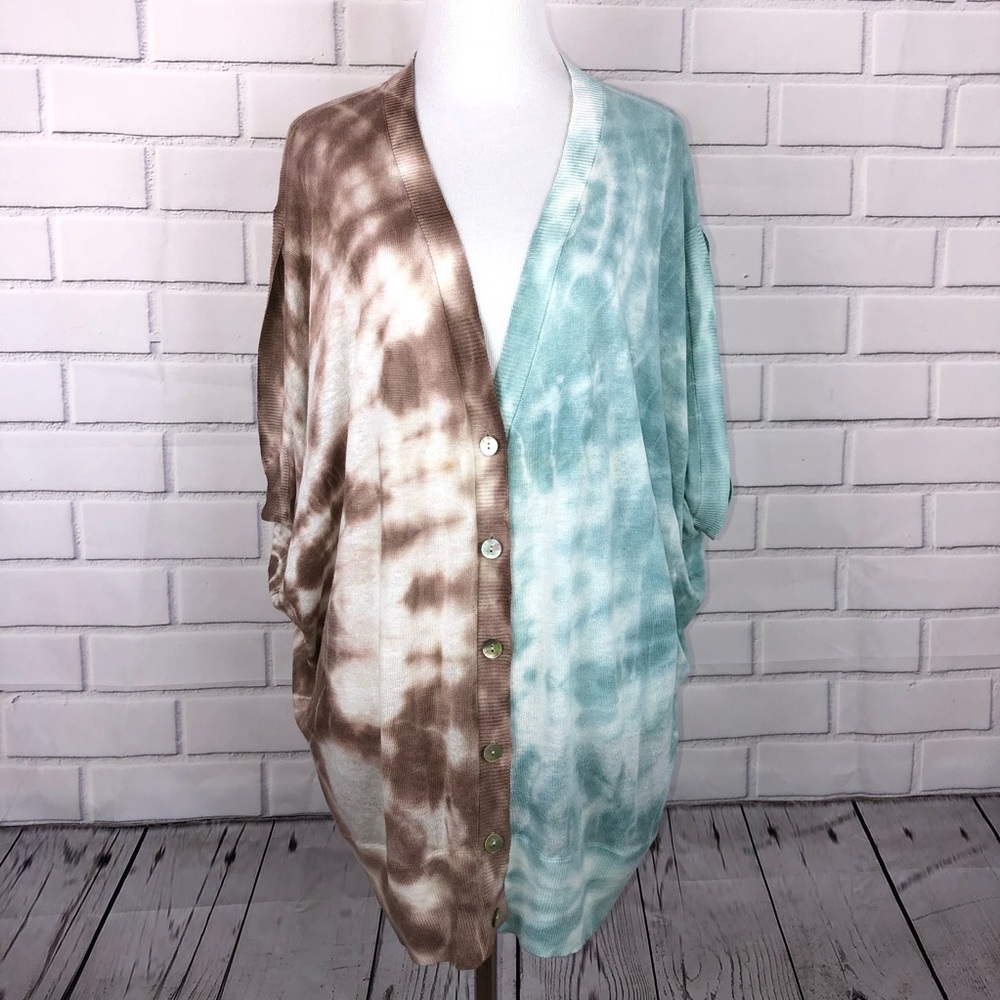 🆕CHARLOTTE TARANTOLA Tie Dye Cardigan sz m